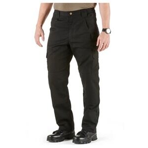 5.11 Tactical Mens Black Ripstop Workwear Utility Military Cargo Pants 38x32